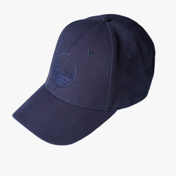 Cap Rond logo Navy on Navy