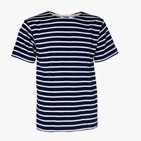 Heren T-shirt korte mouw in de kleur Marineblauw - Naturel