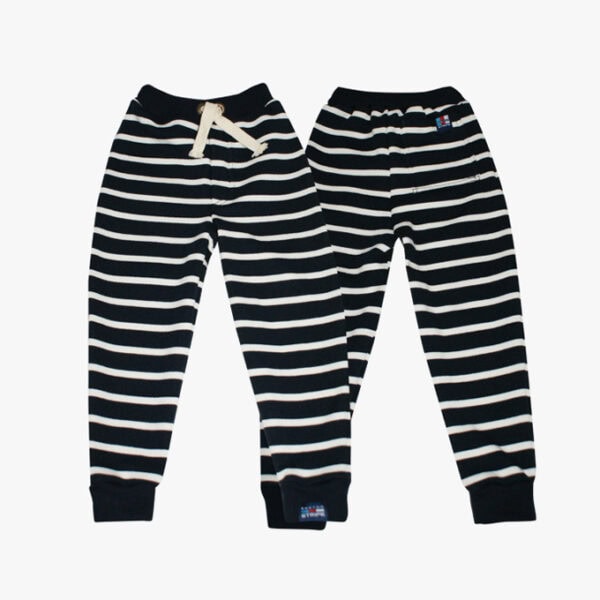 Joggingbroek voor kinderen in de kleur Marineblauw - Naturel