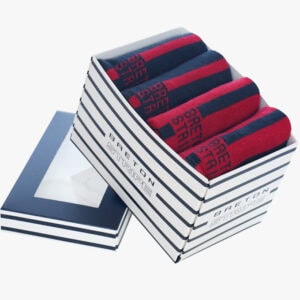 marineblauw-bordeauxrood