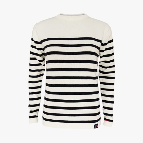 Streepjestrui voor dames natural navy