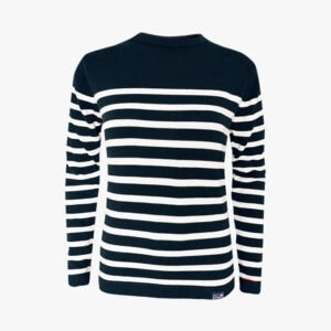 Streepjestrui voor dames navy natural