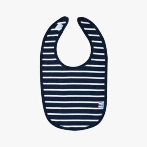 baby slabbetje in de kleur Marineblauw - Naturel